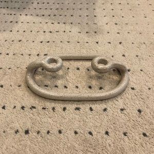 Sin Ceramics Duo Candlestick w/ handmade candles